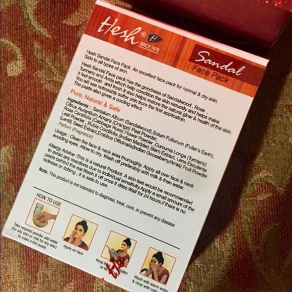🌸 TURMERIC SANDALWOOD FACE MASK NEW 🌸 - Picture 5 of 6